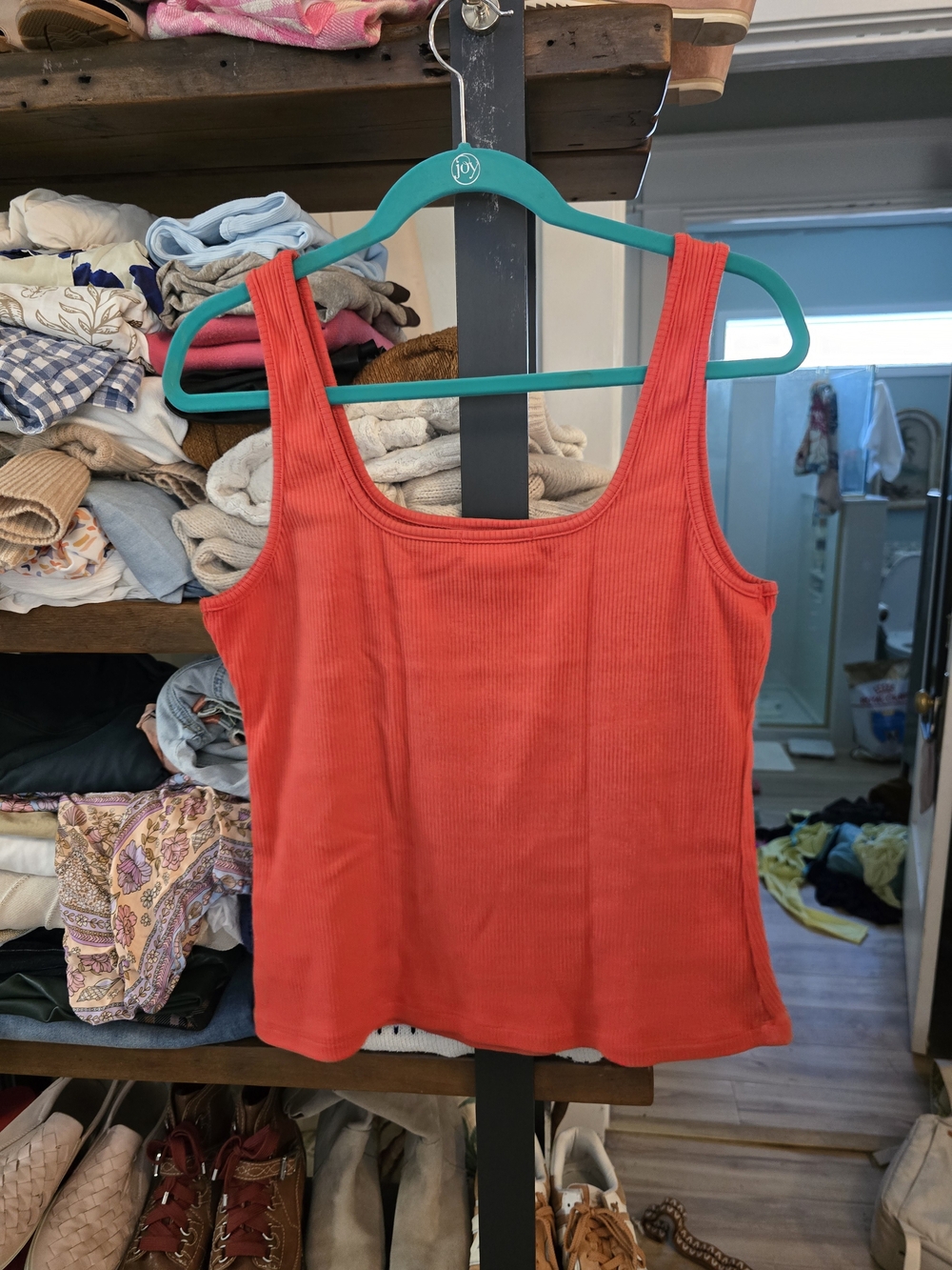 Women's Ribbed Tank Top - Picture 2 of 3